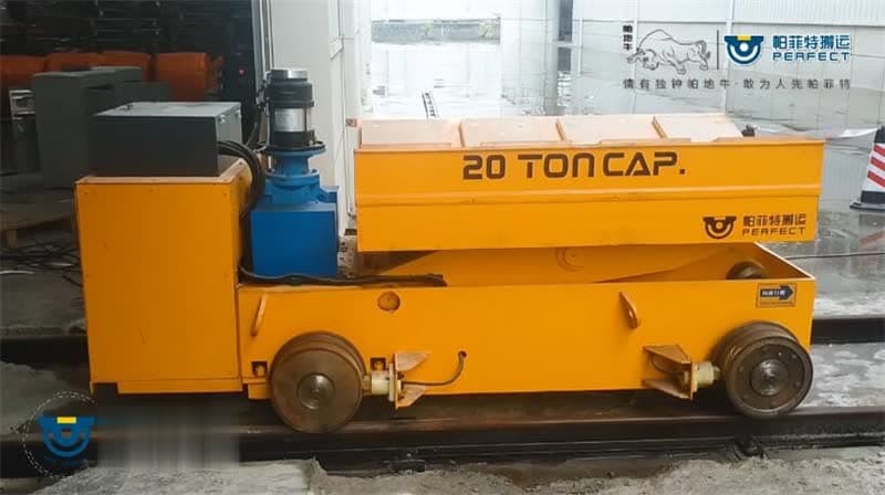 motorized die cart for building construction 25t